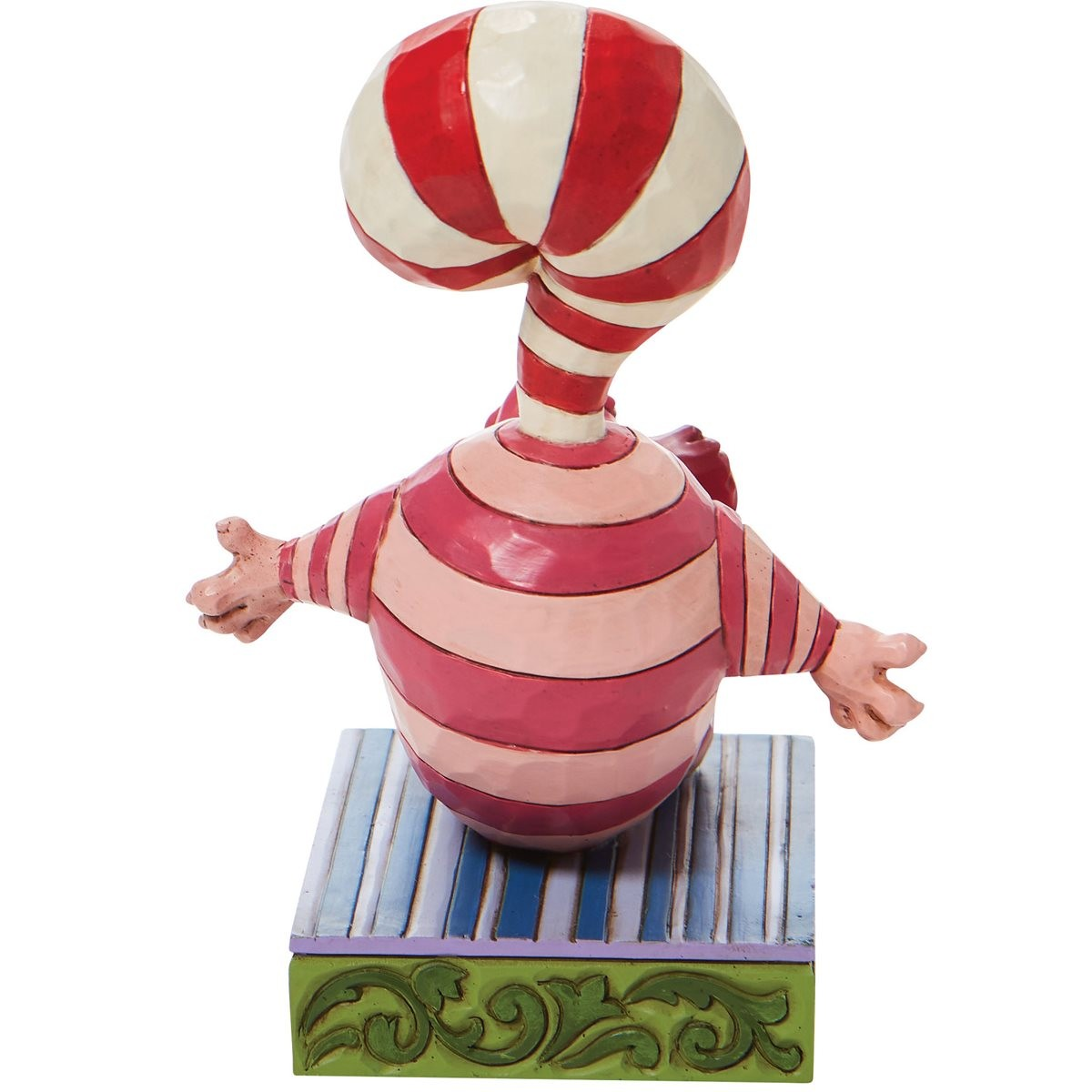 JIM SHORE DISNEY TRADITIONS CANDY CANE CHEER CHESHIRE SMALL FIGURE