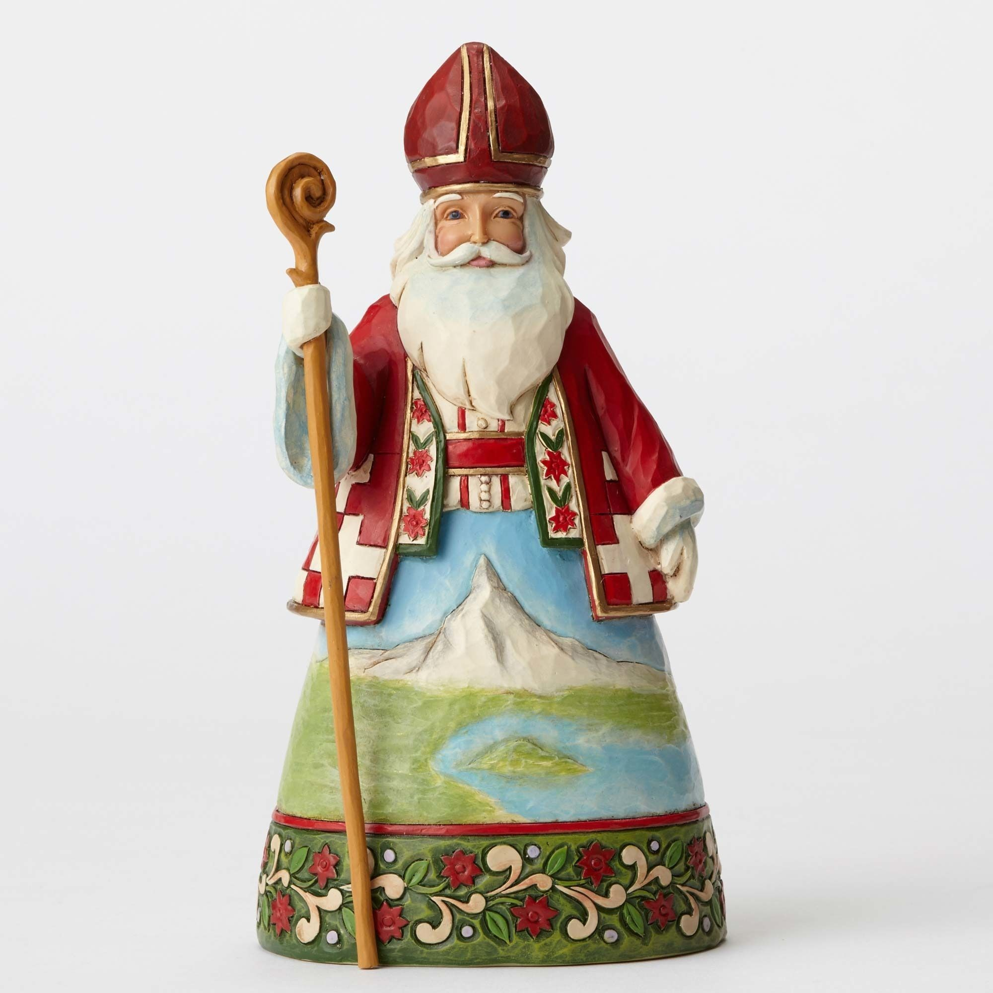 JIM SHORE HEARTWOOD CREEK SWISS SANTA FIGURE