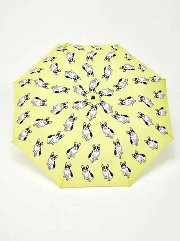 DCUK BULLDOG YELLOW DUCK HANDLE UMBRELLA