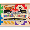 MELISSA & DOUG WOODEN NUMBER PUZZLES