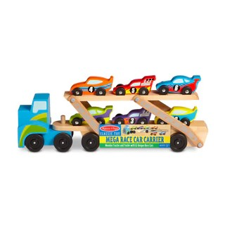 MELISSA & DOUG MEGA RACE CAR CARRIER