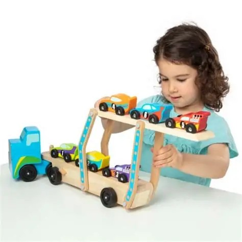MELISSA & DOUG MEGA RACE CAR CARRIER