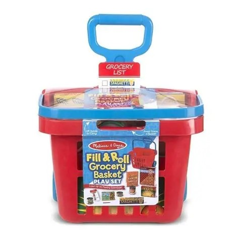 MELISSA & DOUG FILL AND ROLL GROCERIE BASKET 