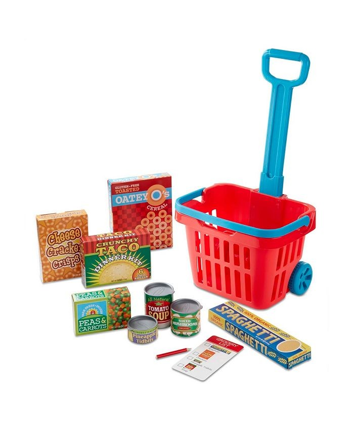 MELISSA & DOUG FILL AND ROLL GROCERIE BASKET 