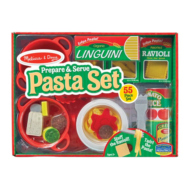 MELISSA  AND DOUG PREPARE AND SERVE PASTA SET