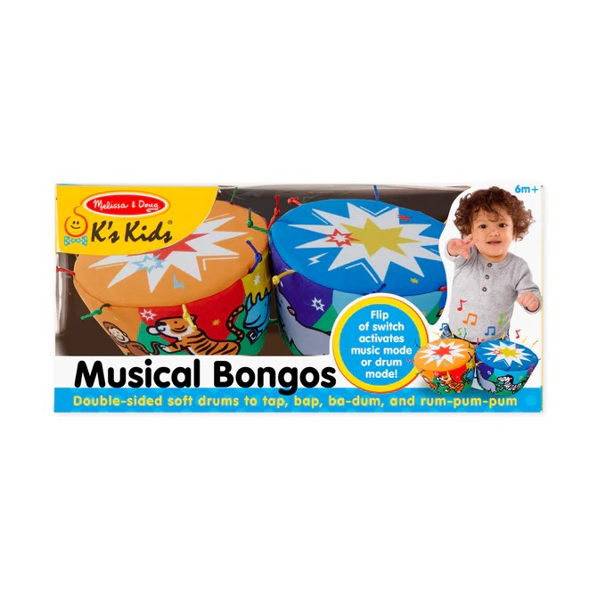 MELISSA & DOUG KIDS MUSICAL BONGOS