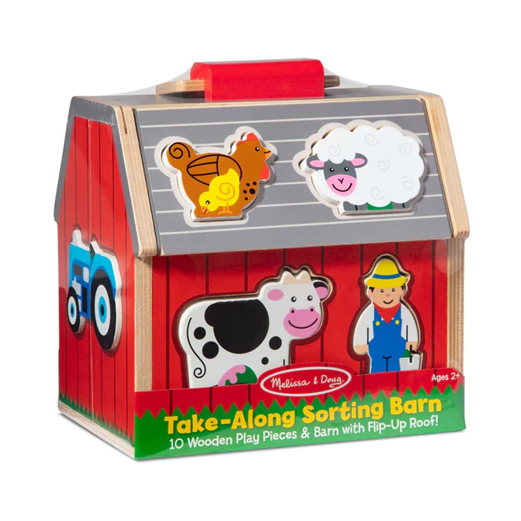 MELISSA & DOUG TAKE ALONG SORTING BARN
