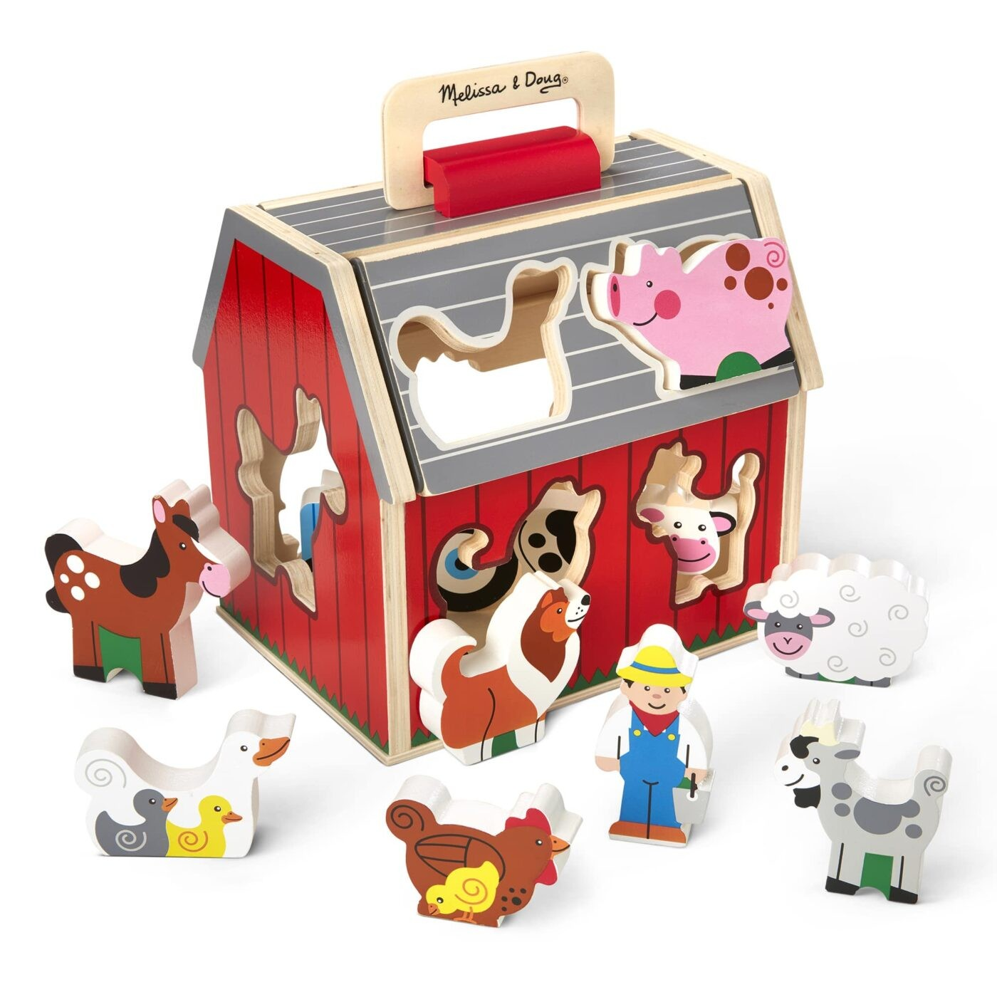 MELISSA & DOUG TAKE ALONG SORTING BARN