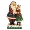 JIM SHORE HEARTWOOD CREEK THE CUTEST CHRISTMAS COUPLE SANTA  AND MRS CLAUS FIGURE