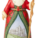 JIM SHORE HEARTWOOD CREEK IRISH SANTA FIGURE