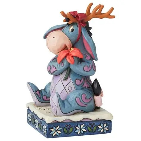 JIM SHORE DISNEY TRADITIONS WINTER WONDERS EEYORE SMALL FIGURE