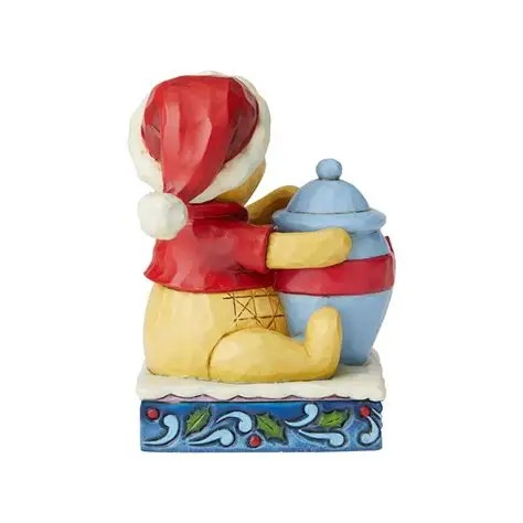 JIM SHORE DISNEY TRADITIONS HOLIDAY HUNNY WINNIE THE POOH FIGURE