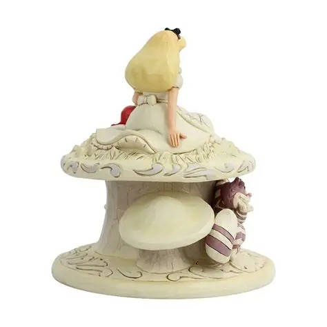 JIM SHORE DISNEY TRADITIONS WHIMSY AND WONDER WHITEWOOD ALICE IN WONDERLAND FIGURE