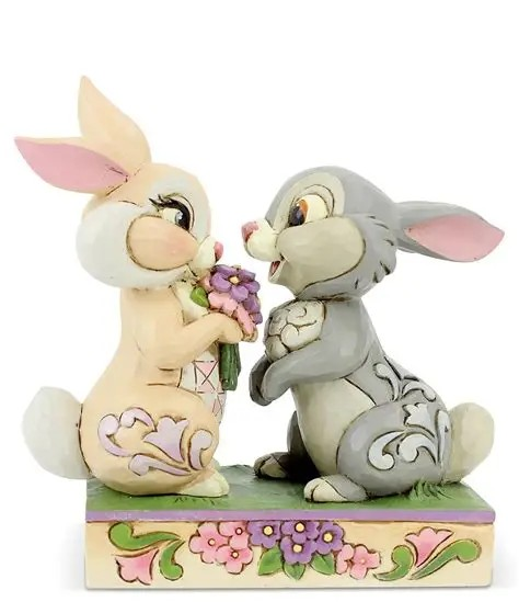 JIM SHORE DISNEY TRADITONS BUNNY BOUQUET SMALL FIGURE