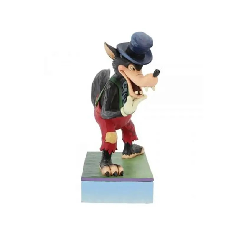 JIM SHORE DISNEY TRADITIONS I'LL HUFF AND I'LL PUFF BIG BAD WOLF FIGURE