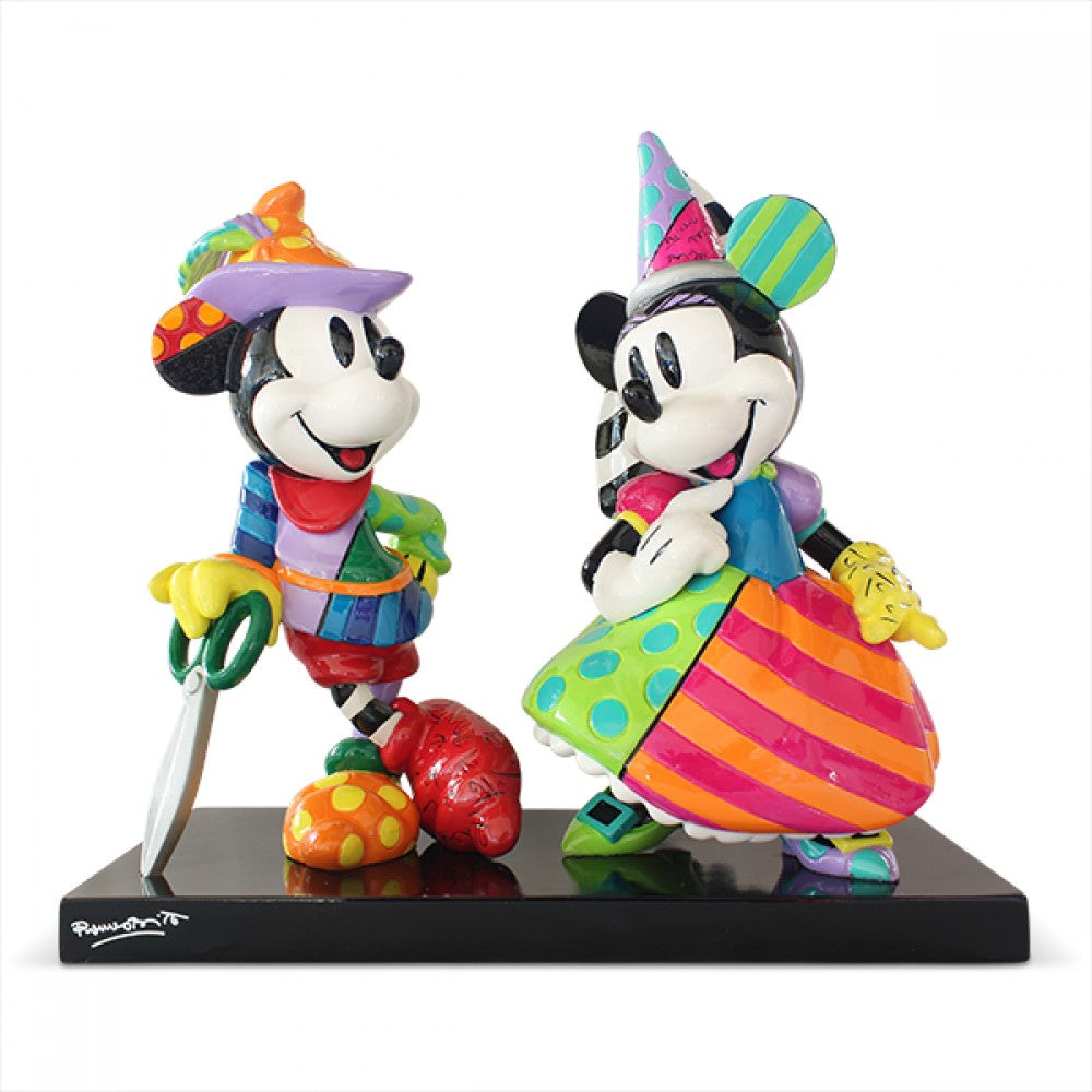 DISNEY BRITTO BRAVE LITTLE TAILOR MICKEY AND MINNIE FIGURE