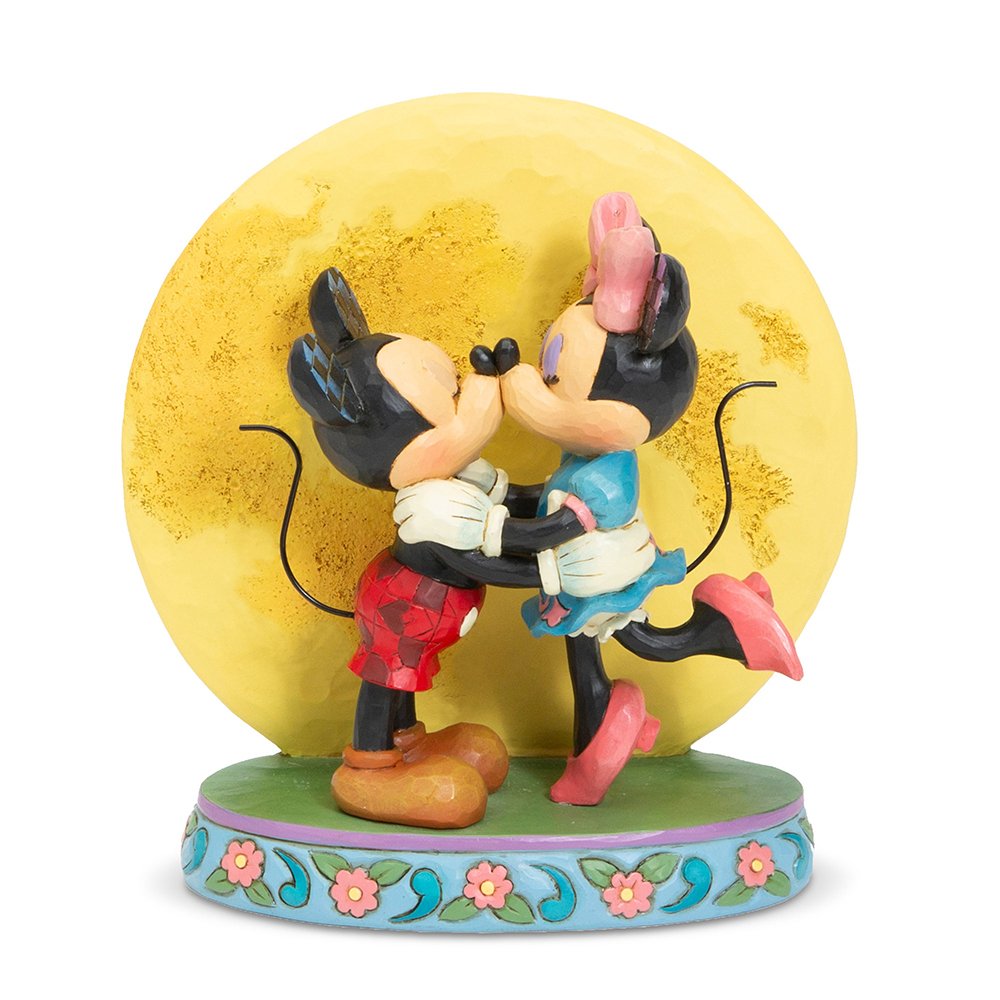 JIM SHORE DISNEY TRADITIONS MAGIC AND MOONLIGHT MICKEY AND MINNIE FIGURE