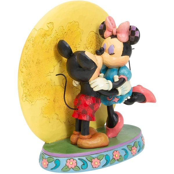 JIM SHORE DISNEY TRADITIONS MAGIC AND MOONLIGHT MICKEY AND MINNIE FIGURE