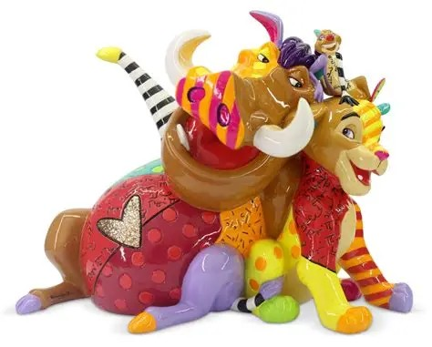 DISNEY BRITTO SIMBA, PUMBAA AND TIMON FIGURE