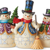 JIM SHORE HEARTWOOD CREEK CHRISTMAS CREW SNOWMEN FIGURE