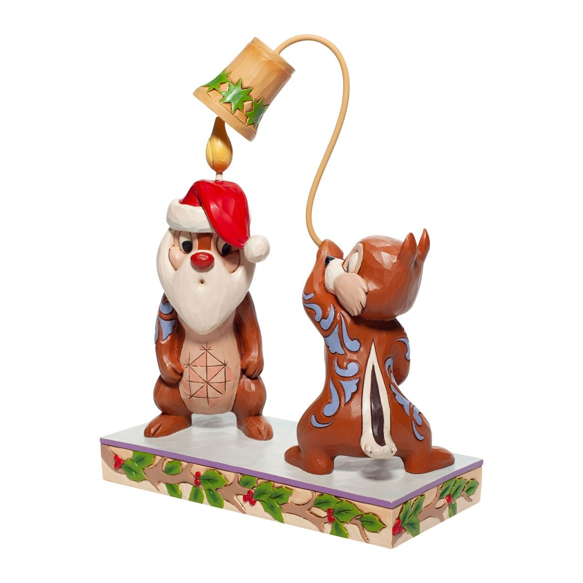 JIM SHORE DISNEY TRADITIONS CHIP 'N DALE 'SNUFF SAID FIGURE