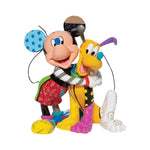 DISNEY BRITTO MICKEY MOUSE WITH PLUTO FIGURE