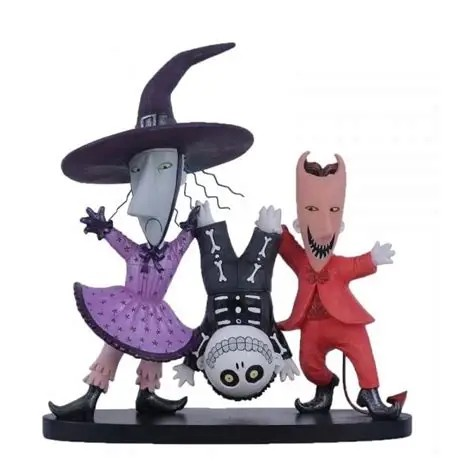 DISNEY SHOWCASE COLLECTION COUTURE DE FORCE LOCK SHOCK AND BARREL FIGURE