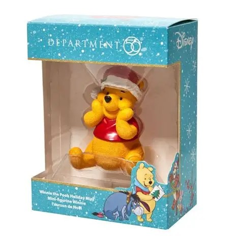 DISNEY DEPARTMENT 56 WINNIE THE POOH HOLIDAY MINI FIGURE