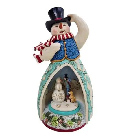 JIM SHORE HEARTWOOD CREEK ALIVE WITH JOY ROTATING FIGURE