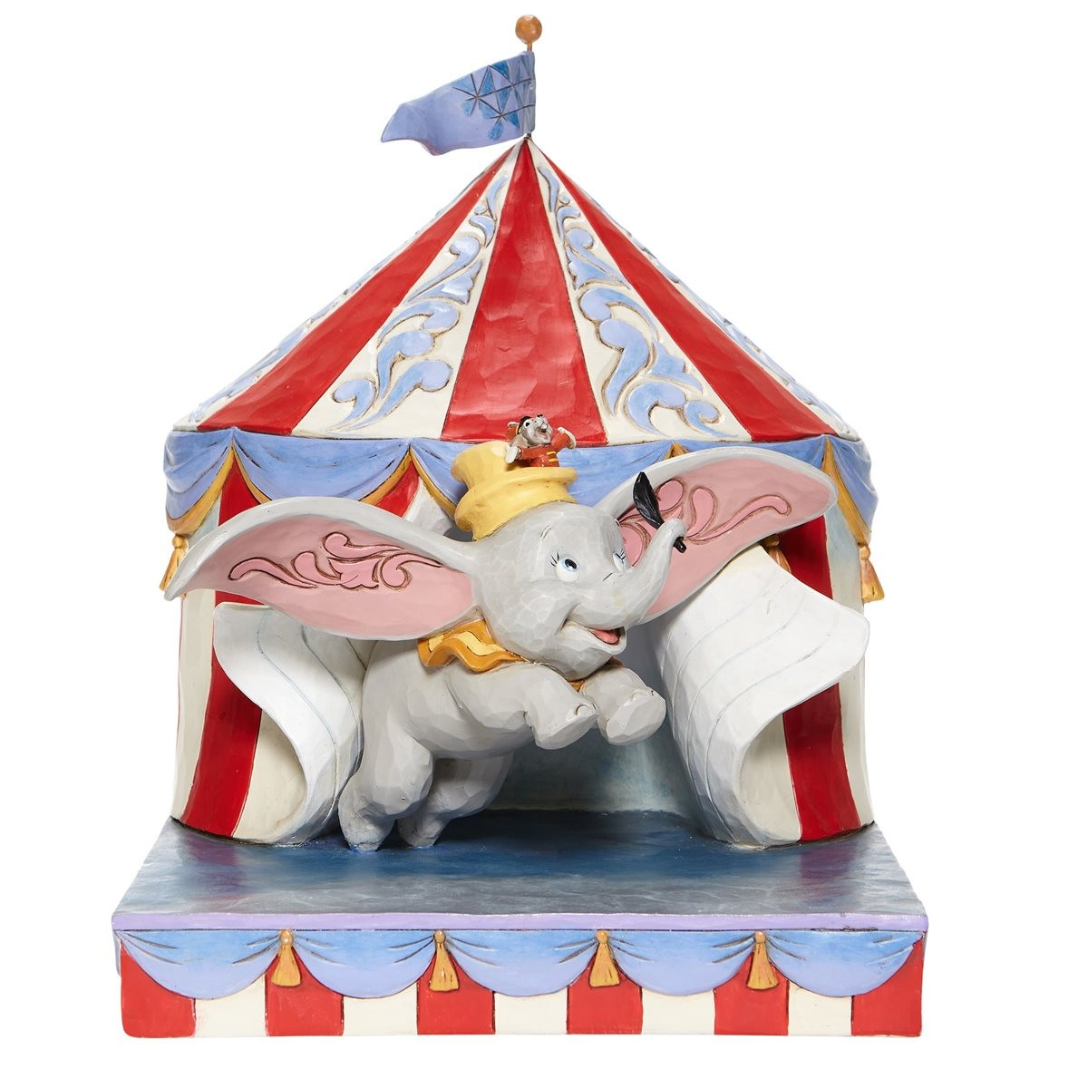 JIM SHORE DISNEY TRADITIONS OVER THE BIG TOP DUMBO SCENE FIGURE