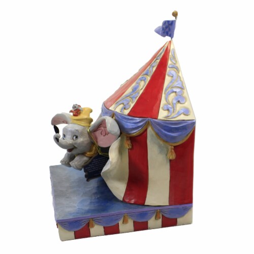 JIM SHORE DISNEY TRADITIONS OVER THE BIG TOP DUMBO SCENE FIGURE