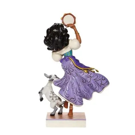 JIM SHORE DISNEY TRADITIONS TWIRLING TAMBOURINE PLAYER ESMERELDA FIGURE