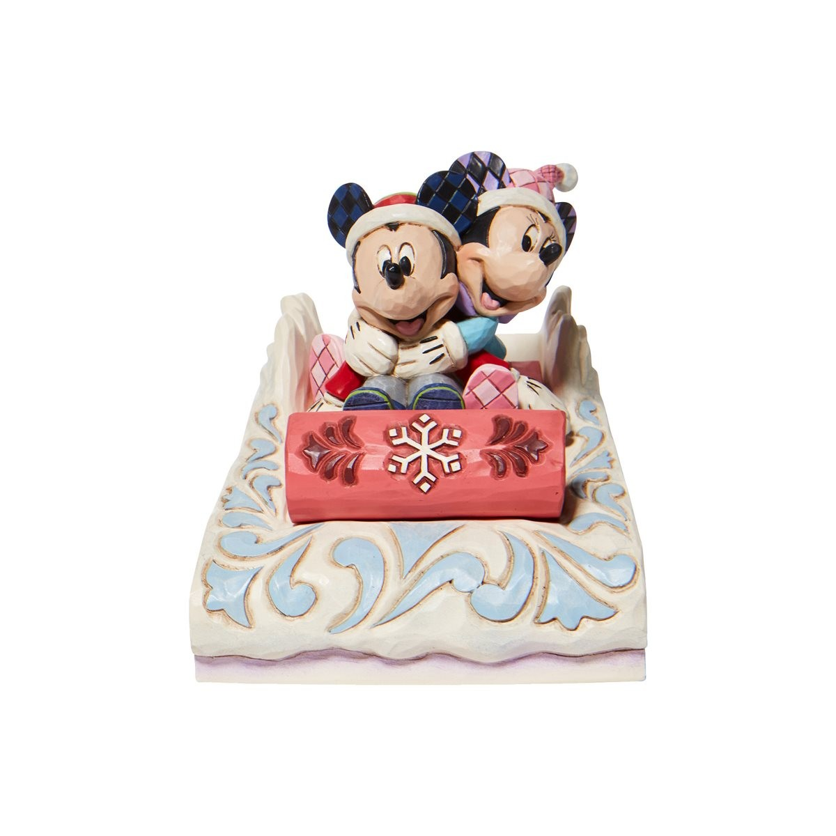 JIM SHORE DISNEY TRADITIONS SLEDDING SWEETHEARTS FIGURE