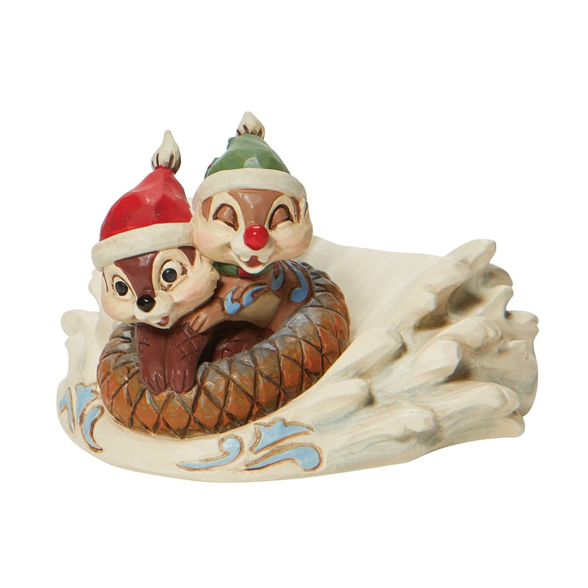 JIM SHORE DISNEY TRADITIONS FUN IN THE SNOW CHIP AND DALE SMALL FIGURE