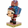 JIM SHORE DISNEY TRADITIONS HERE COMES OLD ST MICK MOUSE FIGURE