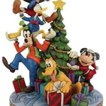 JIM SHORE DISNEY TRADITIONS MERRY TREE TRIMMING FIGURE