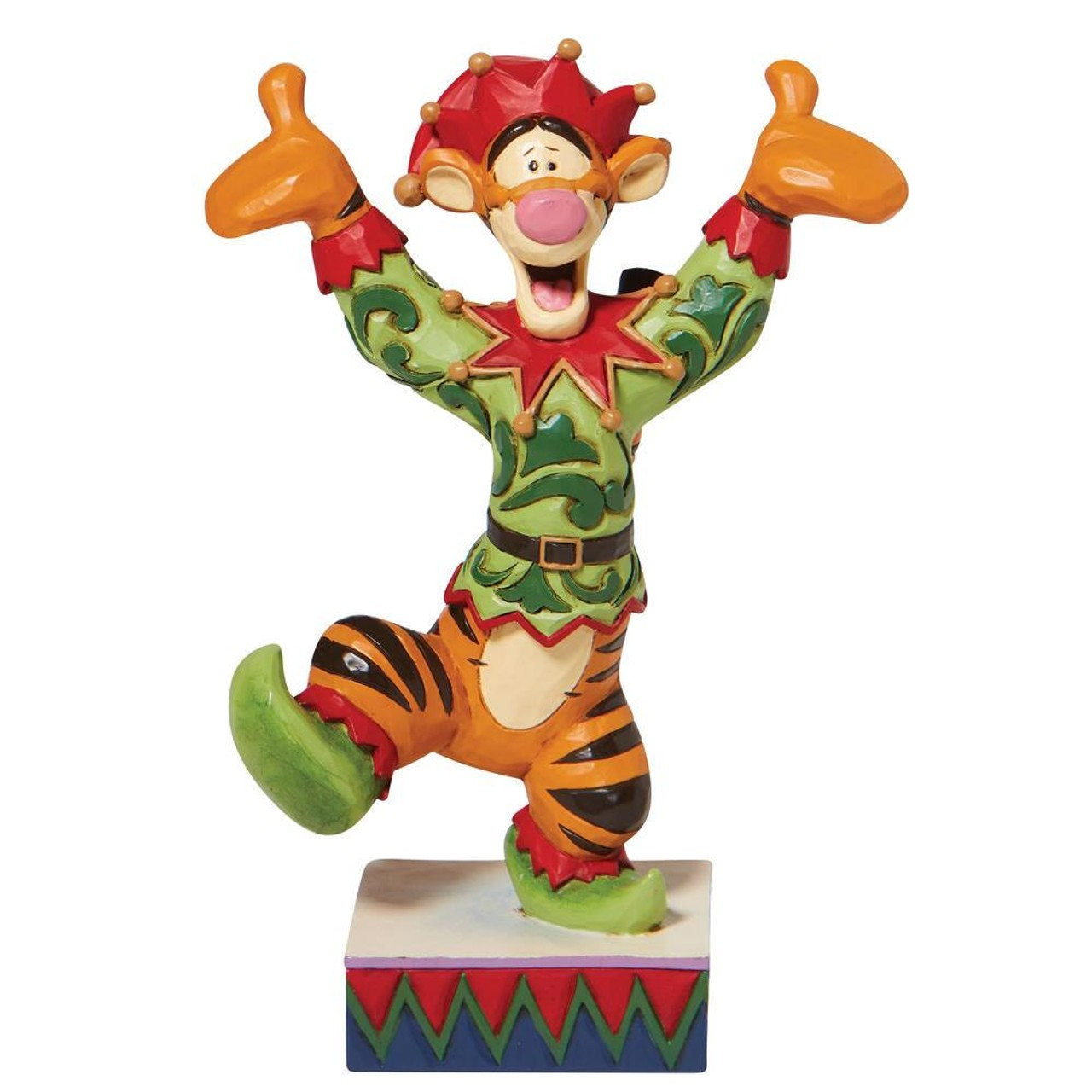 JIM SHORE DISNEY TRADITIONS EXATIC ELF TIGGER FIGURE