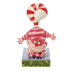JIM SHORE DISNEY TRADITIONS CANDY CANE CHEER CHESHIRE SMALL FIGURE
