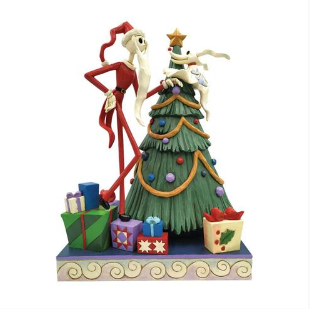 JIM SHORE DISNEY TRADITIONS DECKING THE HALLS NIGHTMARE BEFORE CHRISTMAS FIGURE