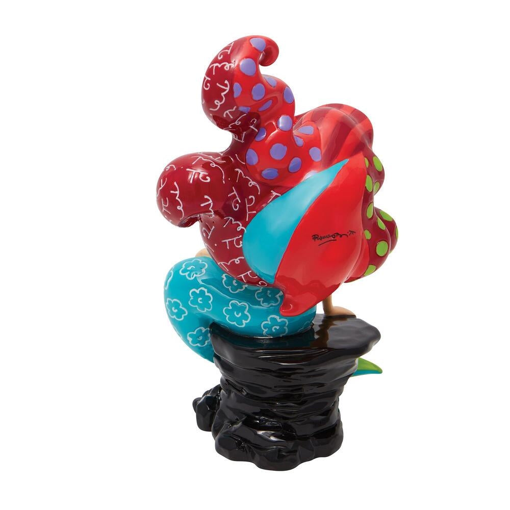 DISNEY BRITTO ARIEL SITTING ON ROCK FIGURE