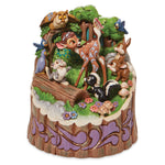 JIM SHORE DISNEY TRADITIONS BAMBI CARVED BY HEART FOREST FRIENDS