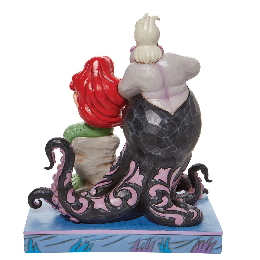 JIM SHORE DISNEY TRADITIONS WICKED AND WISHFUL ARIEL AND URSULA FIGURE