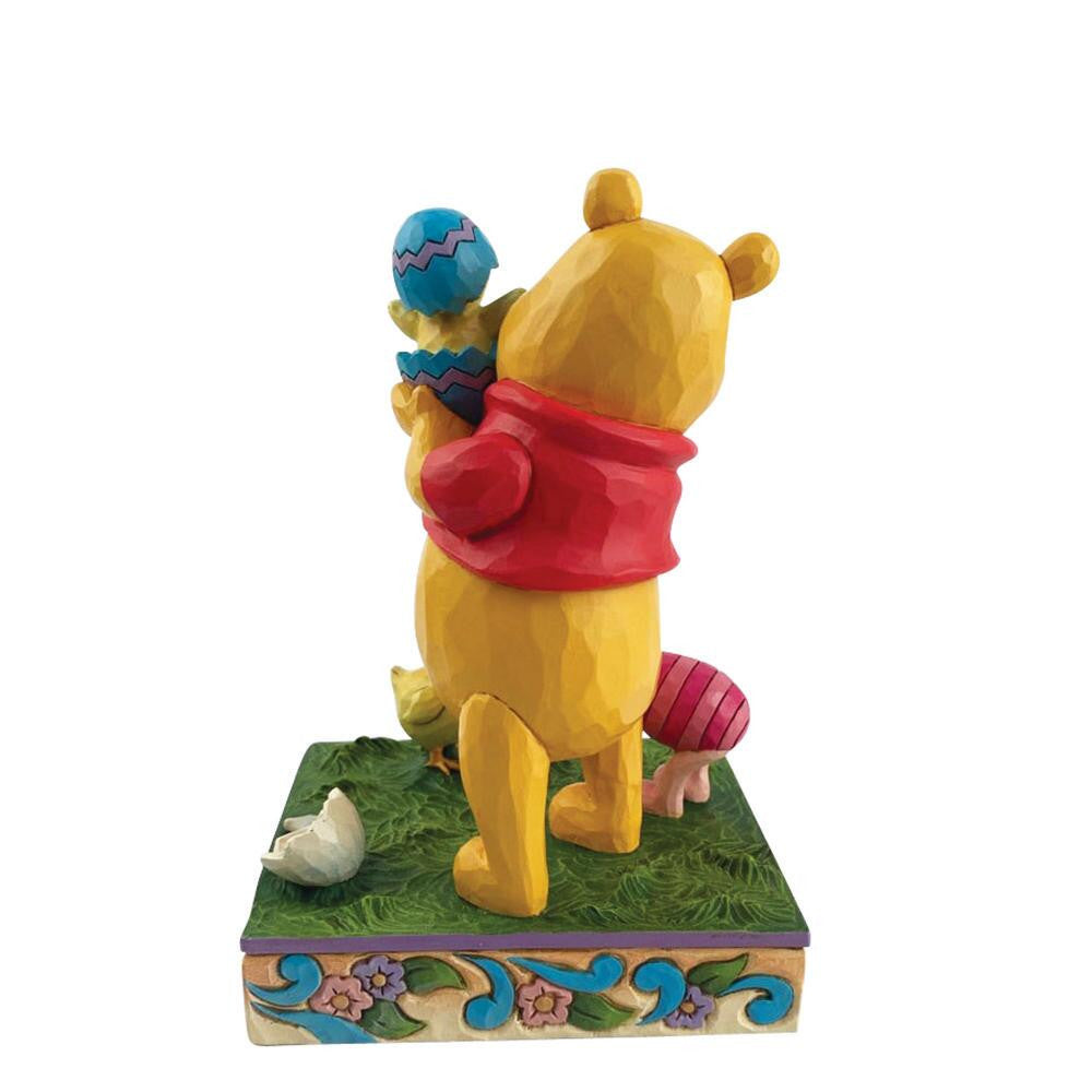 JIM SHORE DISNEY TRADITIONS POOH AND PIGLET WITH CHICK FIGURE