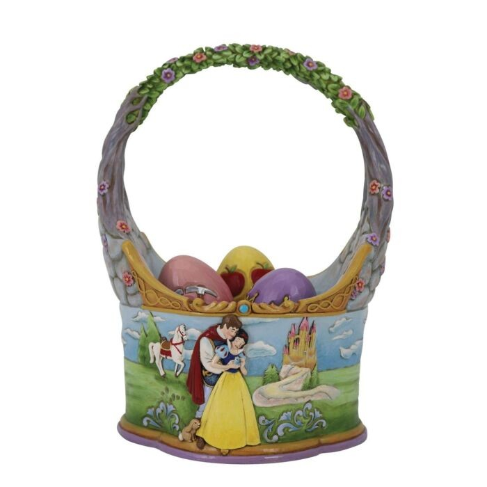 SNOW WHITE BASKET WITH EGGS
