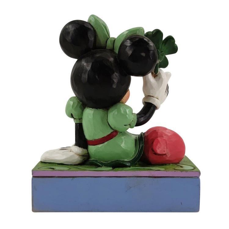 JIM SHORE DISNEY TRADITIONS SHAMROCK WISHES MINNIE MOUSE