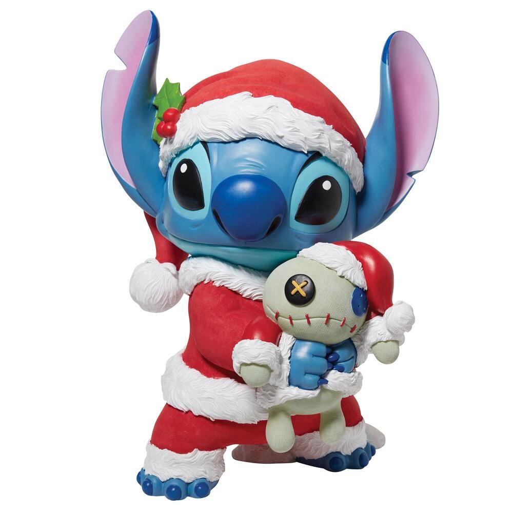 DISNEY SHOWCASE COLLECTION BIG SANTA STITCH FIGURE