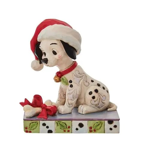 JIM SHORE DISNEY TRADITIONS A SEASON FOR TREATS 101 DALMATIONS FIGURE