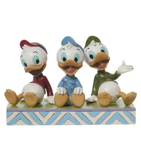JIM SHORE DISNEY TRADITIONS TERRIFIC TRIO HUEY, DEWEY AND LOUIE FIGURE