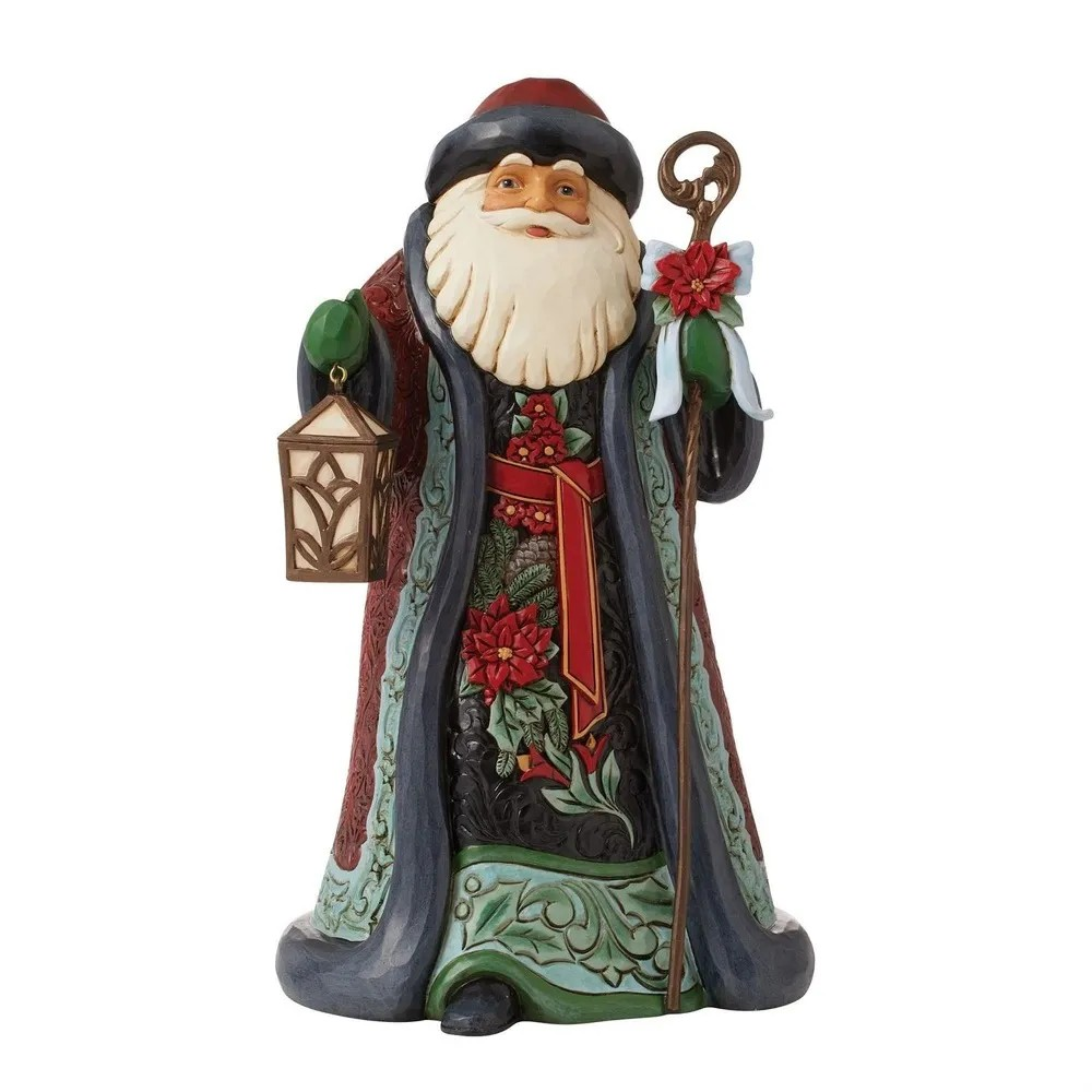 JIM SHORE HEARTWOOD CREEK HOLIDAY MANOR FATHER CHRISTMAS FIGURE