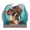 JIM SHORE DISNEY TRADITIONS AN EPIC ADVENTURE MOANA AND MAUI FIGURE